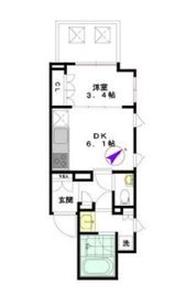 アトラス駒沢大学 2階 間取り図