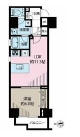 ハピネ蔵前鳥越 5階 間取り図