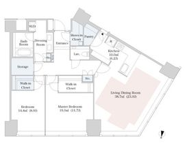 ラ・トゥール新宿 3202 間取り図