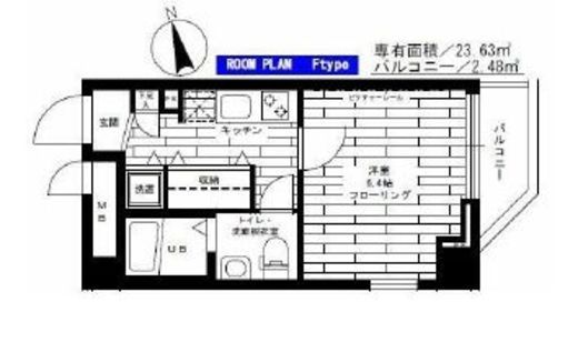 ステージファースト池尻大橋 5階 間取り図