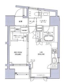 ベルジェンド文京千駄木グレイス 2階 間取り図