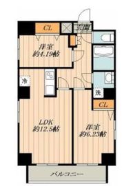 フュージョン日本橋箱崎 11F1 間取り図