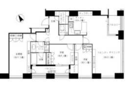 虎ノ門タワーズレジデンス 7階 間取り図