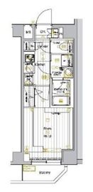 プレミアムキューブ大崎Deux 2階 間取り図