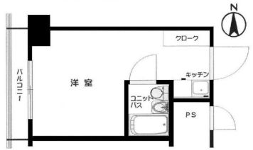 日暮里アインスタワー 12階 間取り図