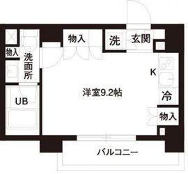 レジディア白金高輪 903 間取り図