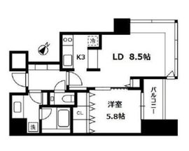 THE ROPPONGI TOKYO CLUB RESIDENCE 19階 間取り図