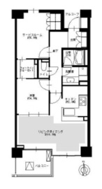 アデニウム高輪 4階 間取り図