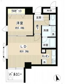 グリーンコート 701 間取り図