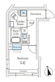 Fika代々木上原 206 間取り図