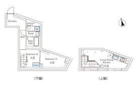 Fika代々木上原 102 間取り図