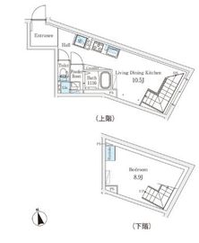 Fika代々木上原 202 間取り図