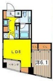 ブロードシティ東京 9階 間取り図