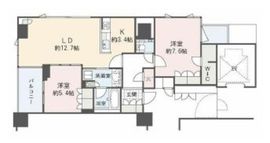 プラウド虎ノ門 9階 間取り図