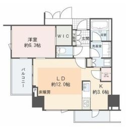 プラウド虎ノ門 5階 間取り図