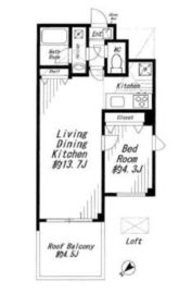 神宮前コートA 301 間取り図