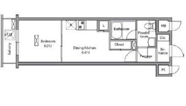 レジディア入谷 305 間取り図