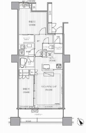 エアライズタワー 37階 間取り図