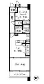 ロイヤルパークス荻窪 212 間取り図