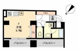 コモド水天宮レジデンス 901 間取り図