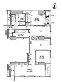 東雲キャナルコートCODAN 13-901 間取り図