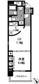 コンフォリア西麻布 301 間取り図