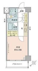 ザ・パークワンズ目黒不動前 2階 間取り図