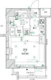 ヴァースクレイシア江戸川橋レーヴ 3階 間取り図