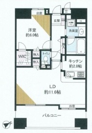 ライオンズシティ恵比寿 9階 間取り図