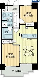 ライオンズマンション白金台 9階 間取り図