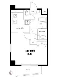 メイクスデザイン西麻布 2-501 間取り図