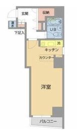 HF八丁堀レジデンス3 702 間取り図