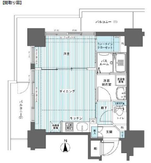 フェニックス西参道タワー 7階 間取り図