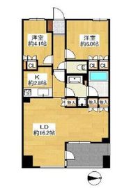 ディアナコート都立大学 1階 間取り図