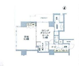 アクシア青山 6階 間取り図