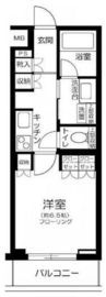 クオリア新宿余丁町 1階 間取り図