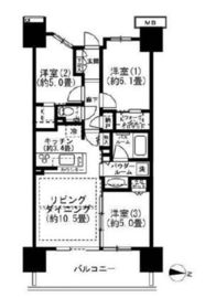 シティテラス東陽町 2階 間取り図