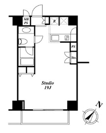 Roppongi Residences 603 間取り図