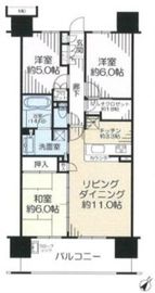 スターコート豊洲 7階 間取り図