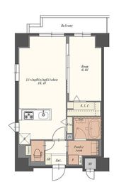 ベリエージュ門前仲町 302 間取り図