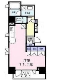 グリーンヒル麻布十番 802 間取り図