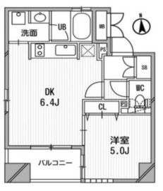 クリオ三田ラ・モード 1001 間取り図