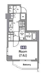 ラグジュアリーアパートメント白金 3階 間取り図