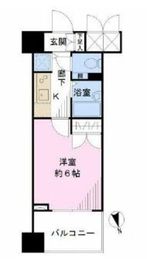 メインステージ麻布十番2 8階 間取り図