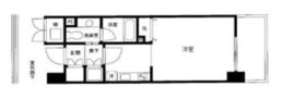 クリプトメリア目黒 407 間取り図