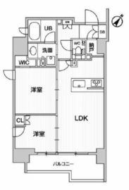 ディームス大井町 201 間取り図