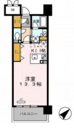 ロイヤルパークス豊洲 636 間取り図