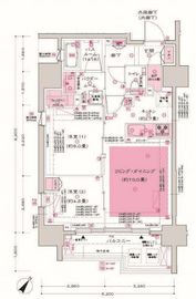 ディームス大井町 601 間取り図