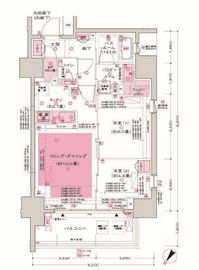 ディームス大井町 604 間取り図