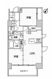 ディームス大井町 602 間取り図